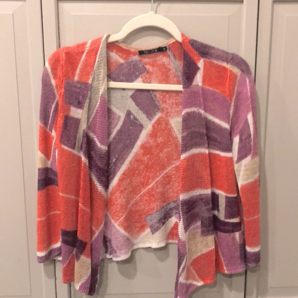 Nic+Zoe open cardigan Size PP, would also fit as an XS
